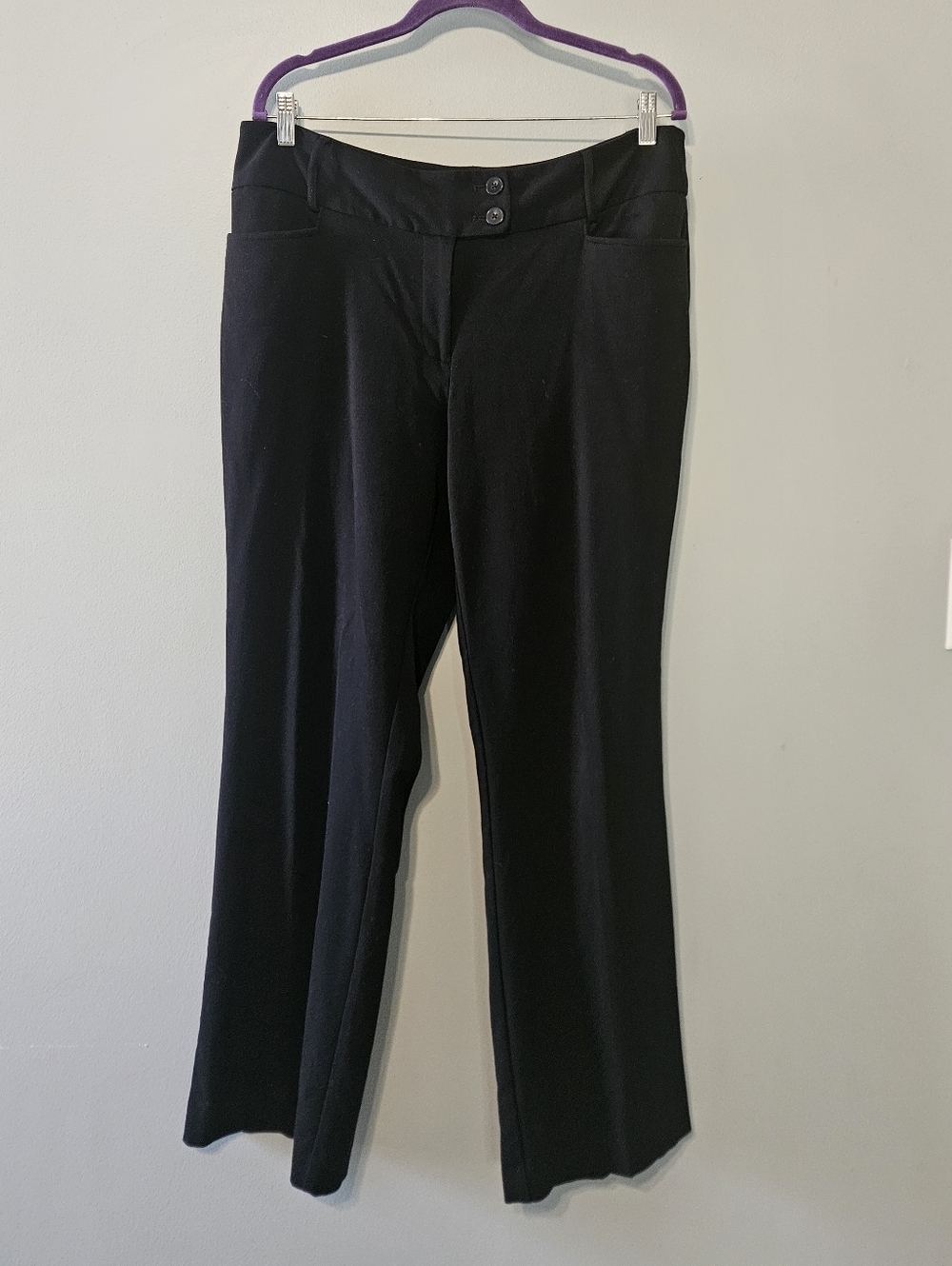 Rafaella Black Curvy Dress Pants